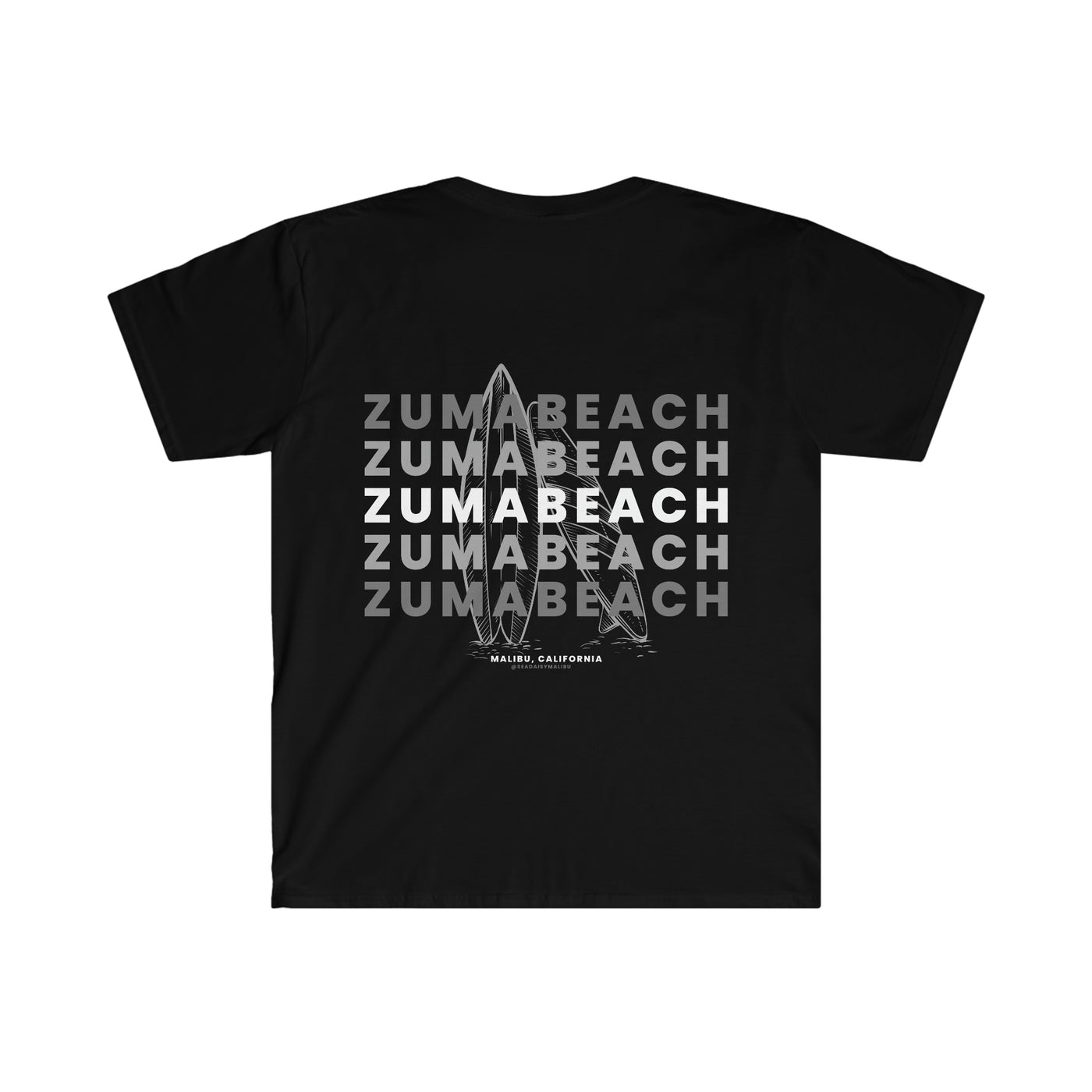 Zuma Beach Malibu Unisex Softstyle T-Shirt