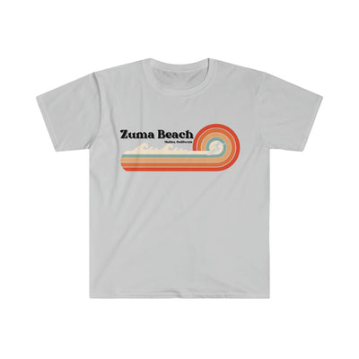 Zuma Beach Malibu Retro Unisex Softstyle T-Shirt
