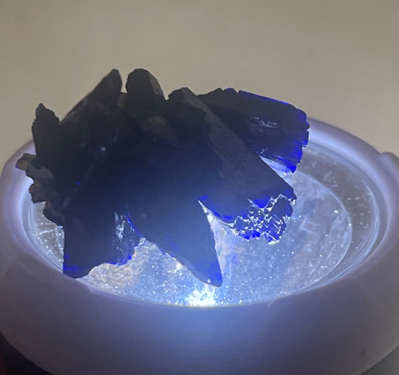 Azurite Crystal Cluster - Rare - Kerrouchen, Morocco