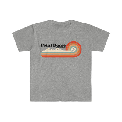 Point Dume Malibu Retro Unisex Softstyle T-Shirt