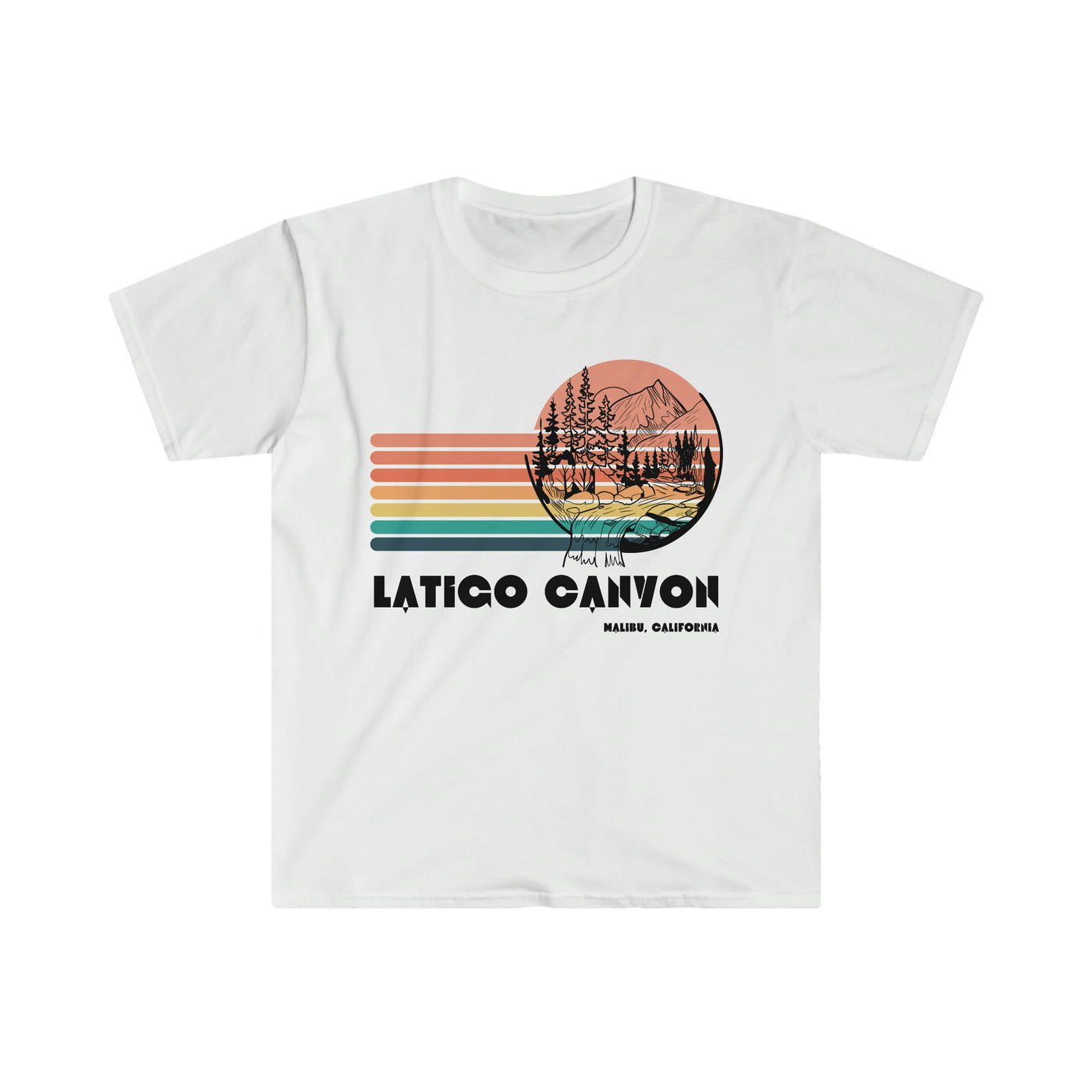 Latigo Canyon Malibu Unisex Softstyle T-Shirt