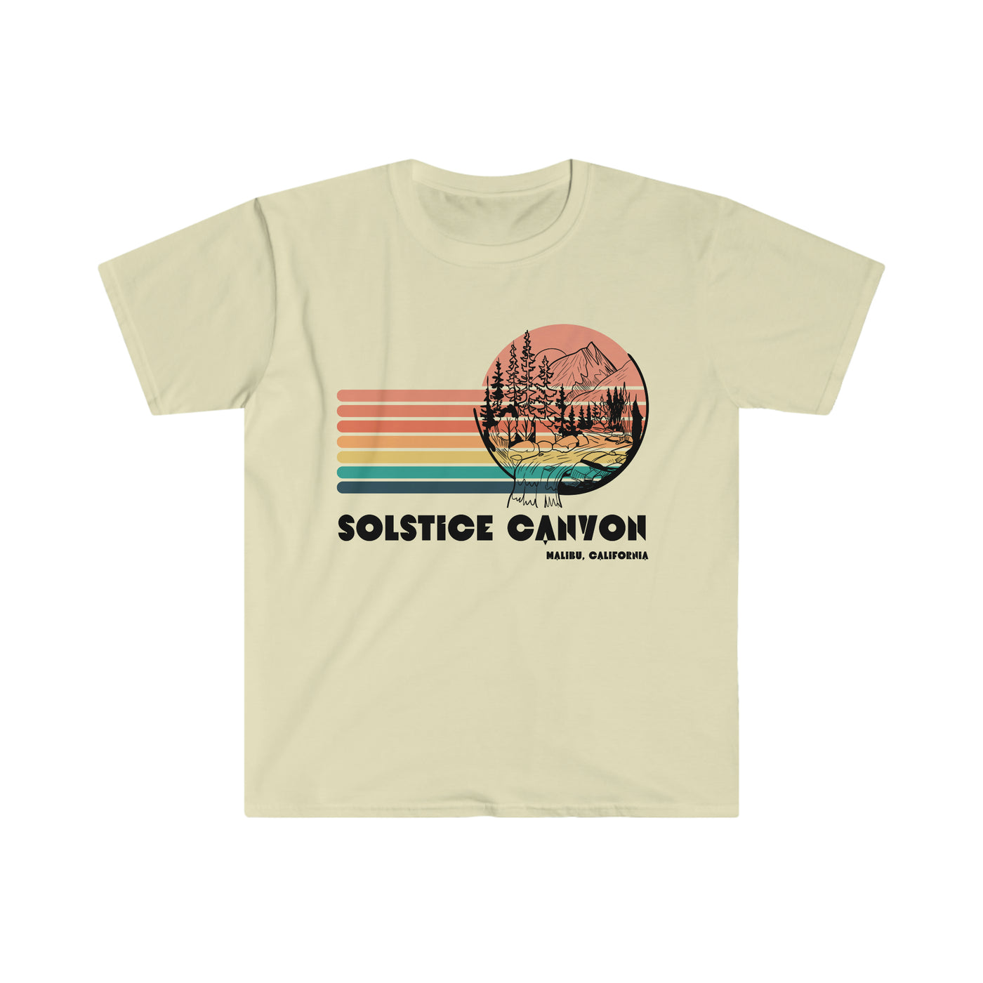 Solstice Canyon Malibu Unisex Softstyle T-Shirt