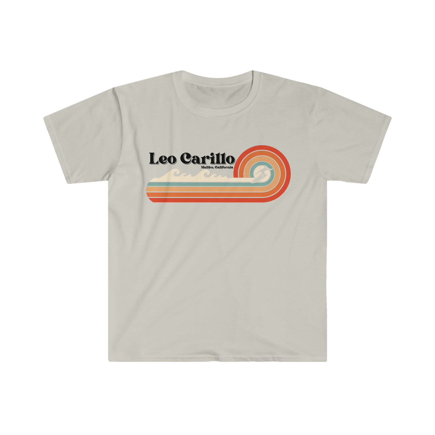 Leo Carillo Malibu Retro Unisex Softstyle T-Shirt