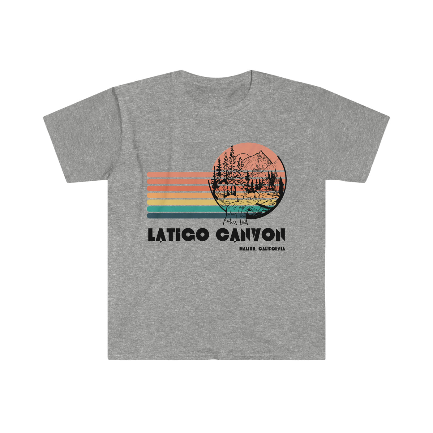 Latigo Canyon Malibu Unisex Softstyle T-Shirt