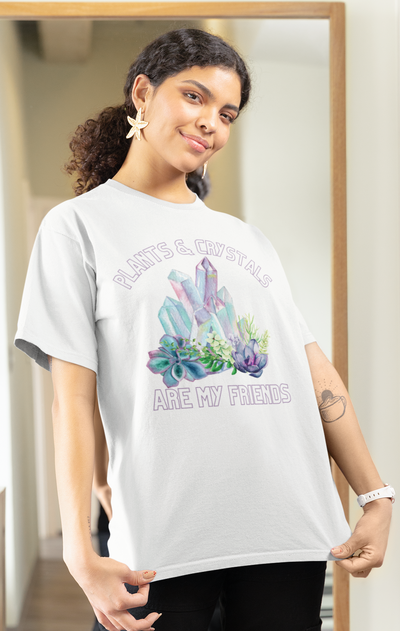 Plants & Crystals Unisex Softstyle T-Shirt